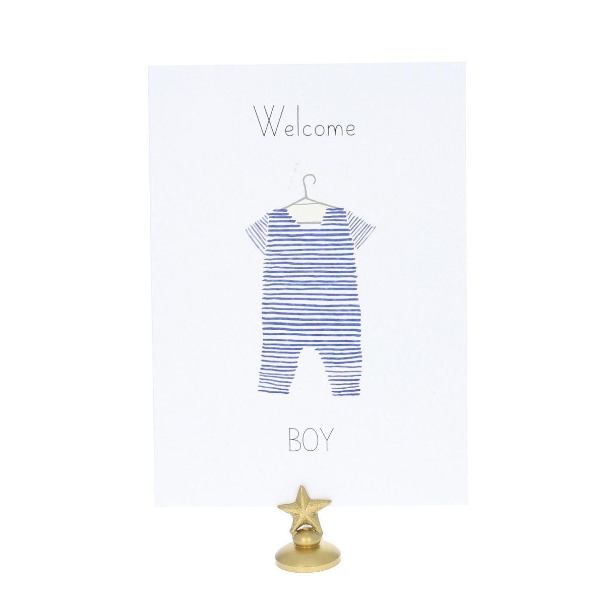 Carte naissance Welcome Boy