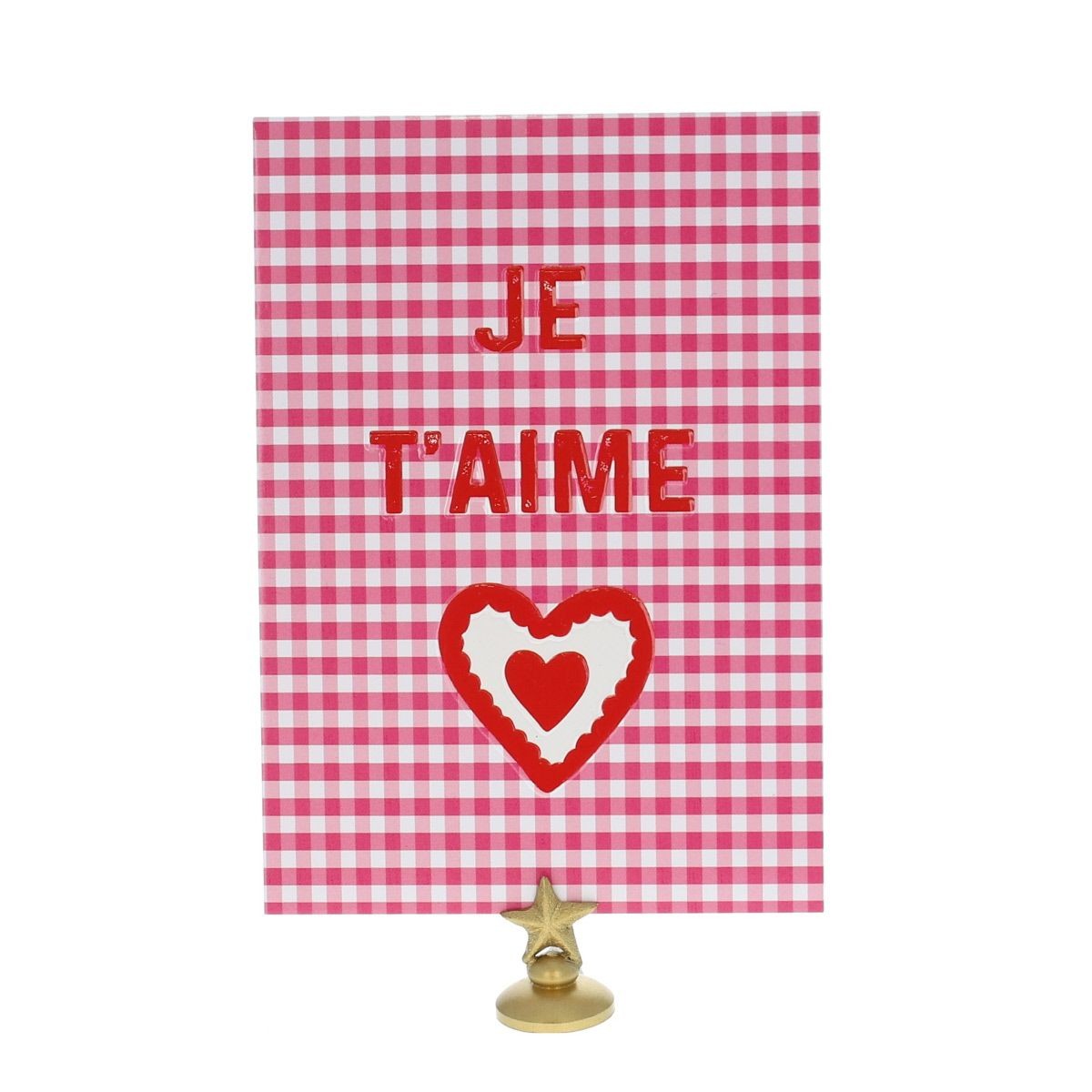 Carte je t'aime vichy