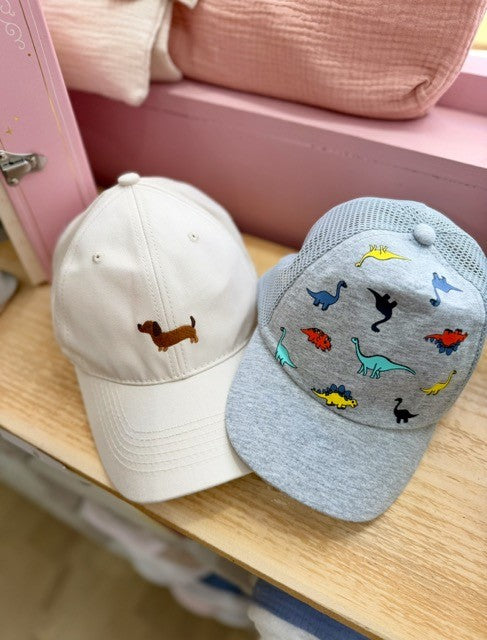 Casquette dino 3/6 ans