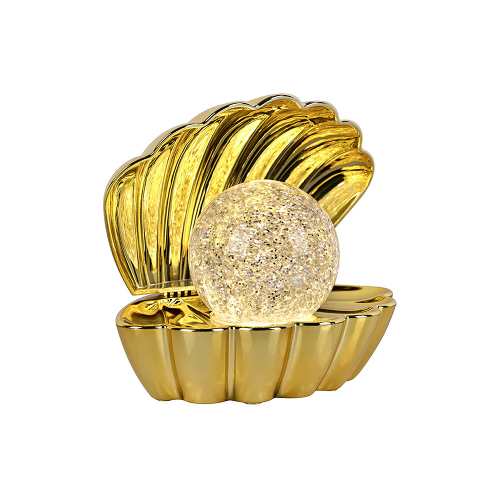Lampe coquillage brillant