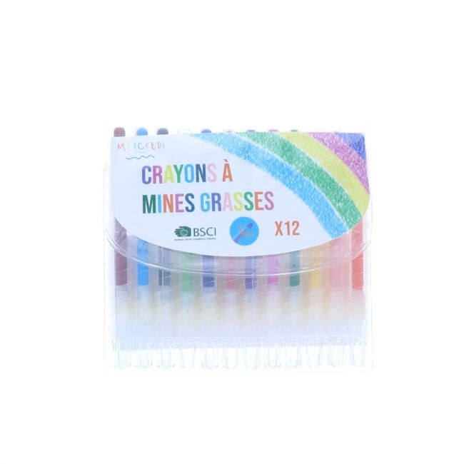 Crayons à mines grasses