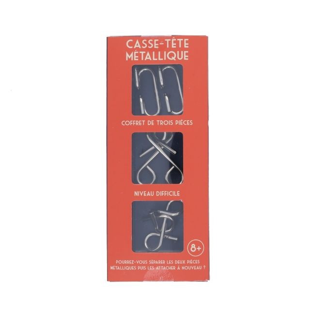 3 casse-tête métalique