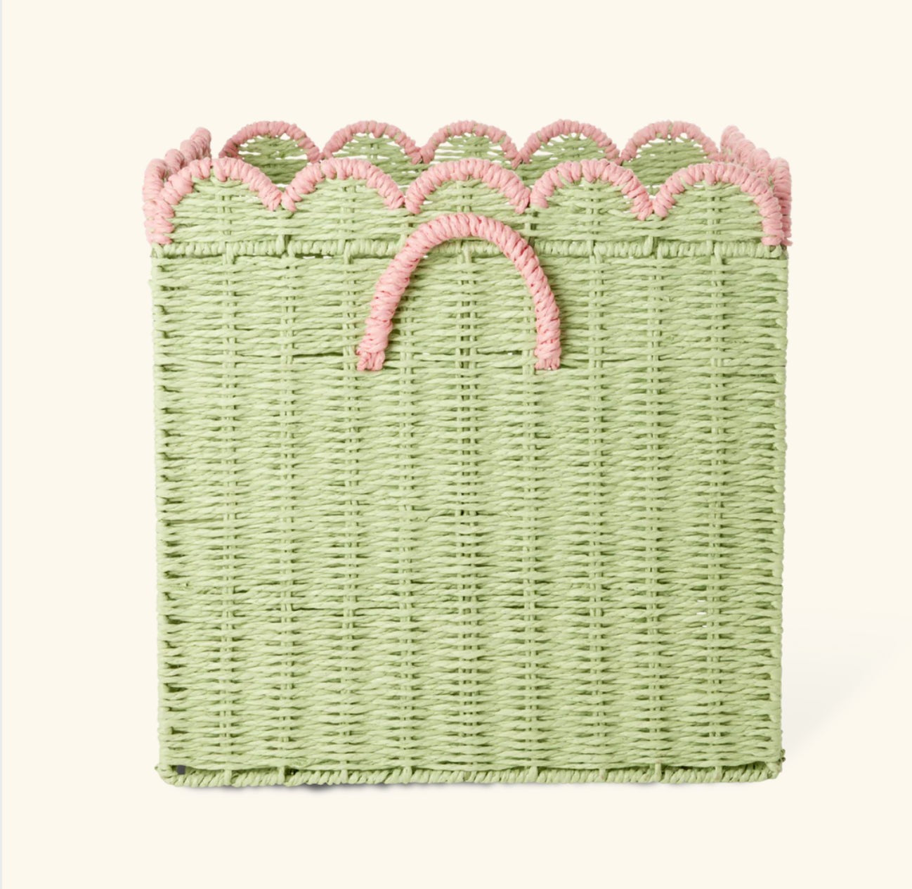 Grand panier vert