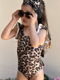 Lunettes fleurs léopard enfant