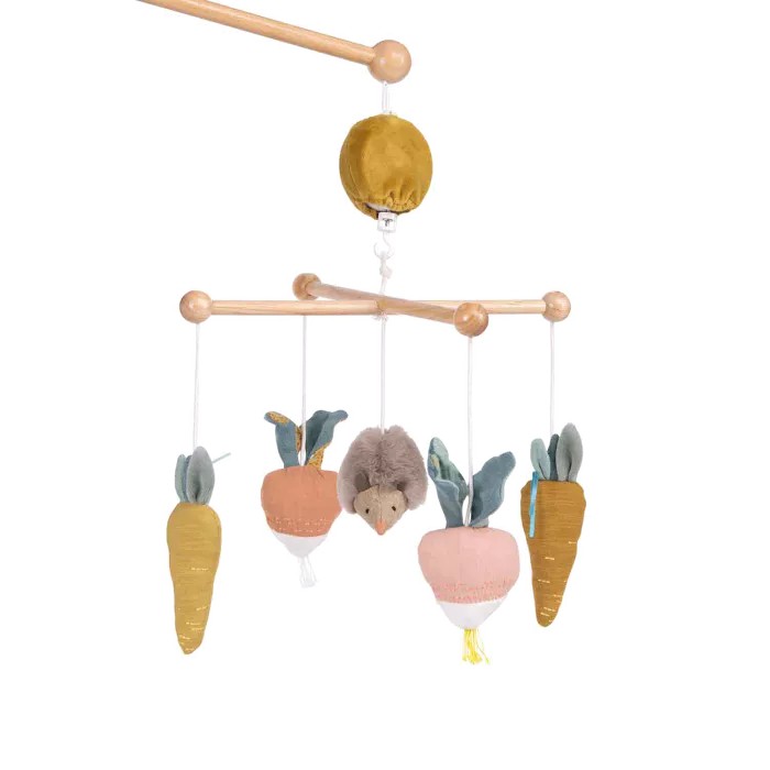 Mobile musical lapin