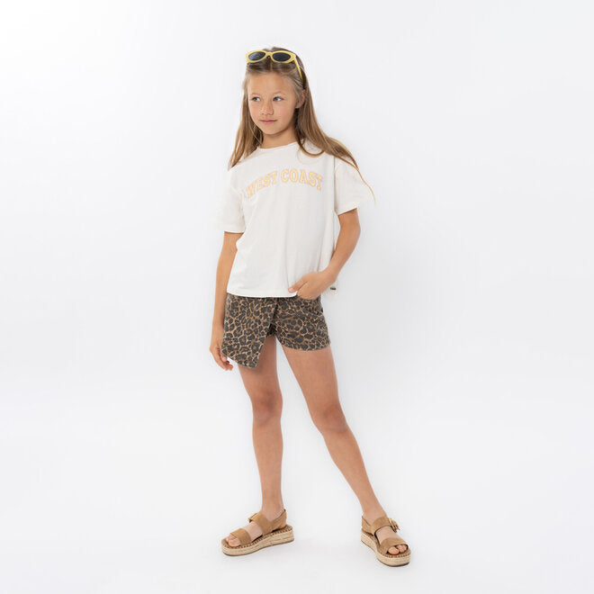Jupe short léopard 58071