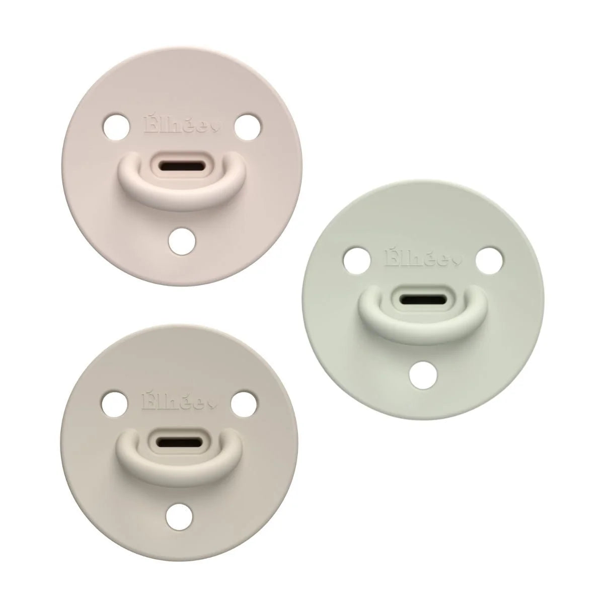 Pack de 3 Sucettes 0-6 mois Élhée