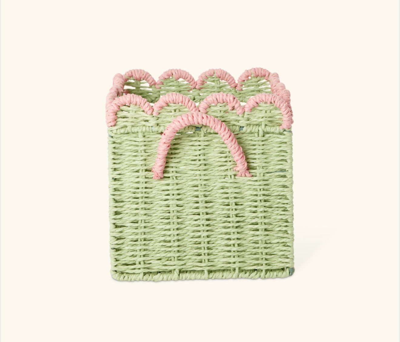 Petit panier vert