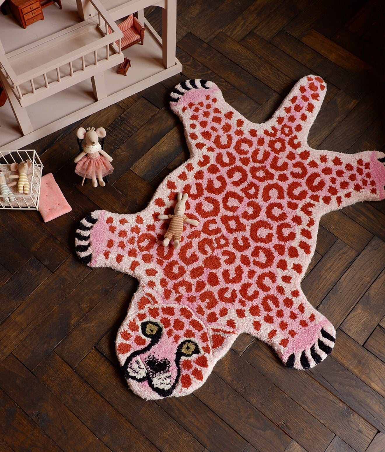 Tapis pink léopard small