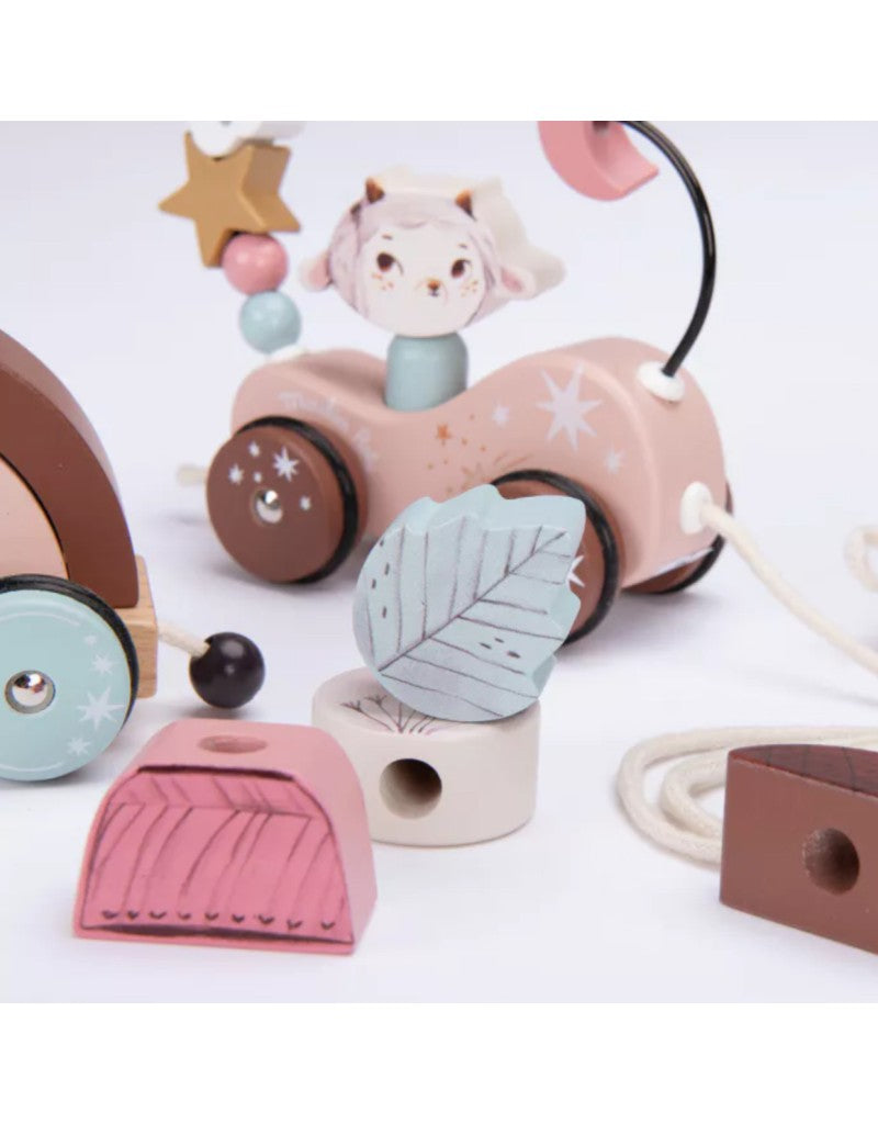 Train d'activité après la pluie