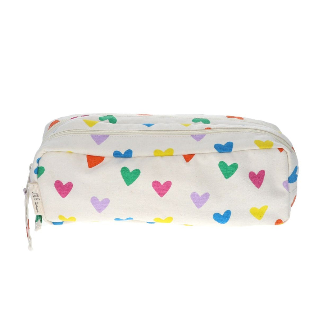 Trousse double zip multicœurs