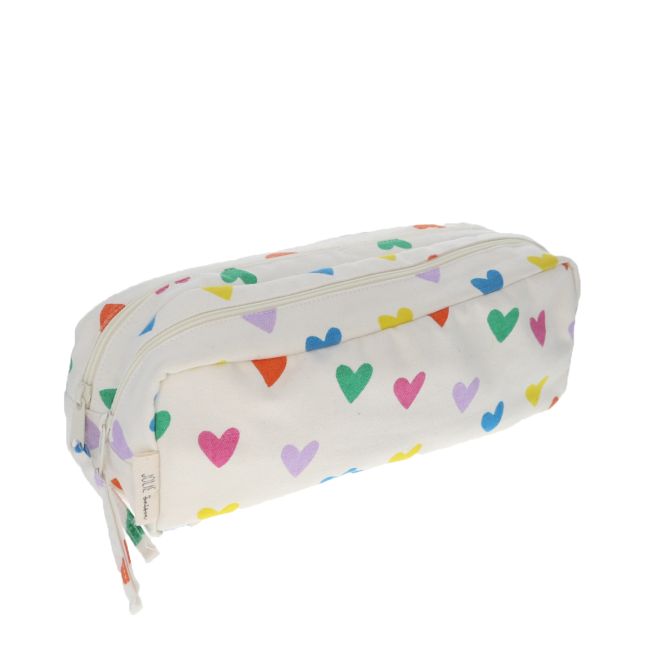 Trousse double zip multicœurs