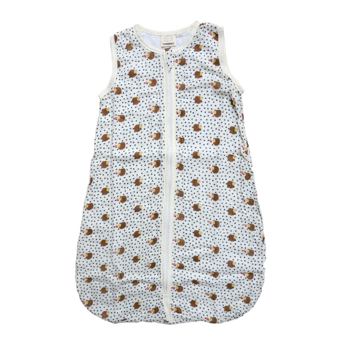 Turbulette coton bambou hérisson