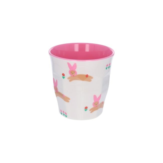Verre lapin rose