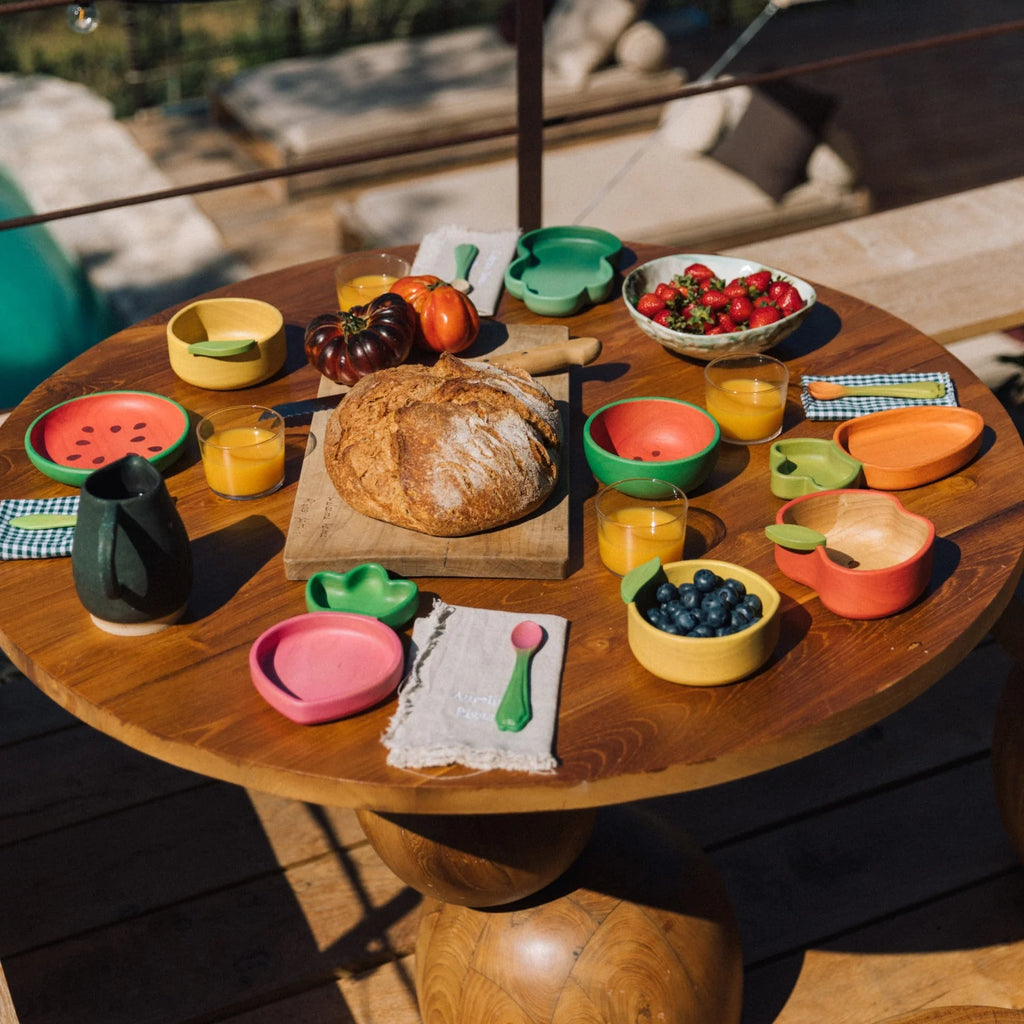 Ensemble bol et cuillère à pastèque