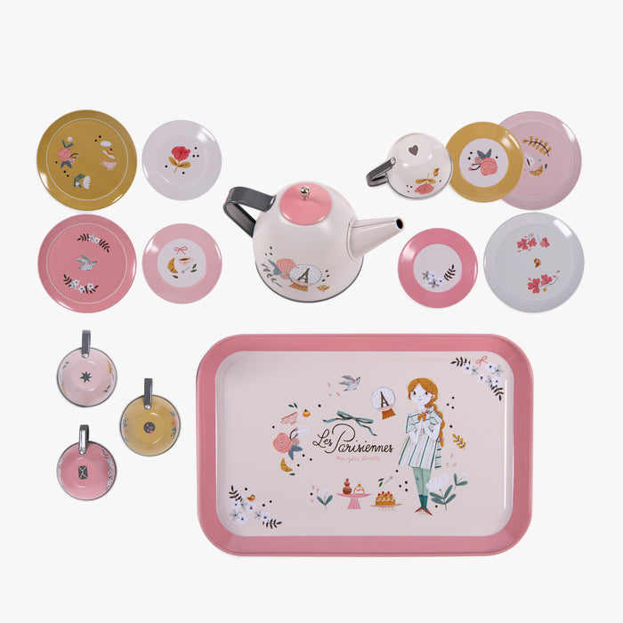 Valise dînette thé métal