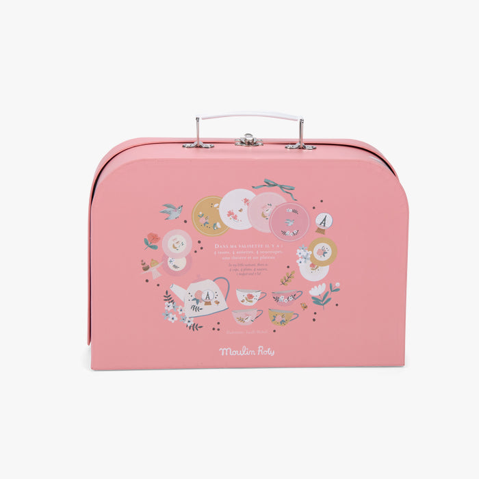 Valise dînette thé métal