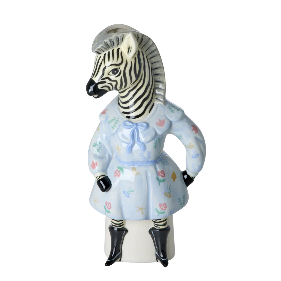 Zèbre Céramique Vase